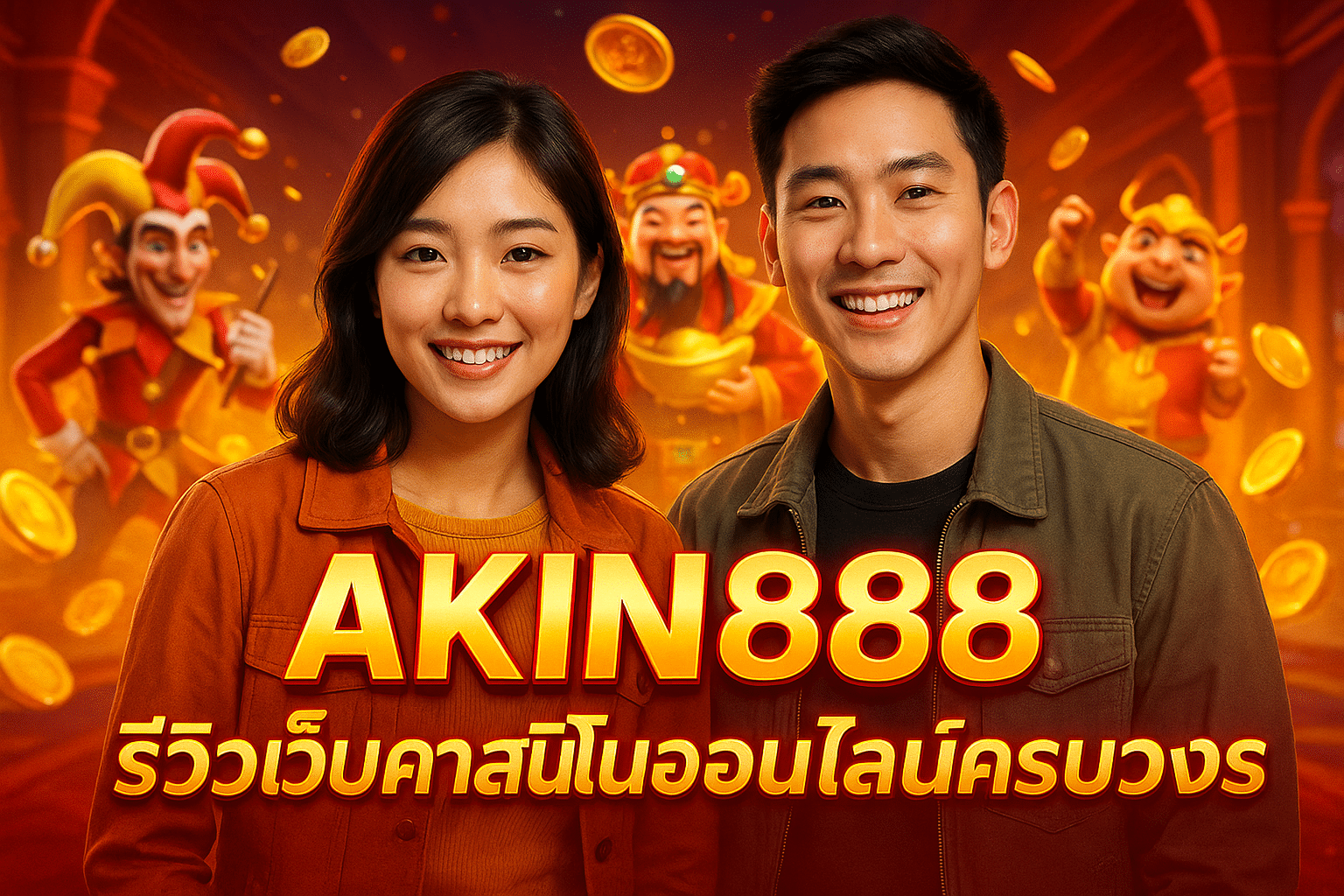 AKIN888 รีวิวเว็บคาสิโนออนไลน์ครบวงจร