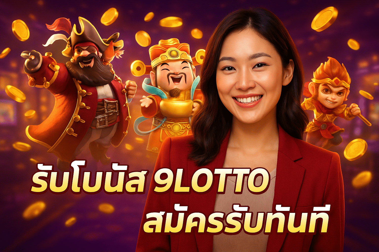 รับโบนัส 9LOTTO ง่ายๆ สมัครรับทันที