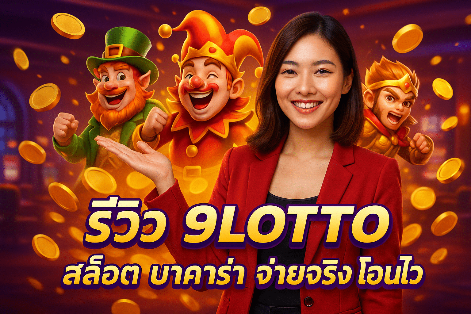 รีวิว 9LOTTO สล็อต บาคาร่า จ่ายจริง โอนไว